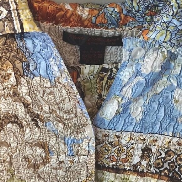 2-Piece Pleats Collection by Pings Imports Size XL Women's Jacket and Tank Top - Picture 12 of 13